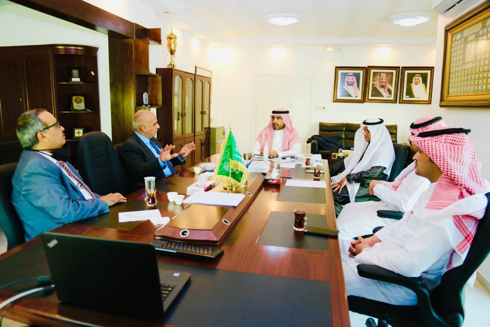University president meets the Saudi cultural attaché